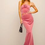 Reformation Adalynn Knit Velvet Two Piece Skirt Set New! Photo 6