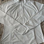 Tommy Bahama  Womens Quarter Long Sleeve Zip Shirt XL White‎ Golf Tennis Photo 0
