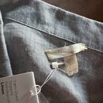 Eileen Fisher  Womens Classic Collar Jacket Linen Petite Large NWT Photo 3