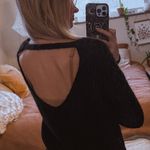 EXPRESS Black Open Back Sweater Photo 1