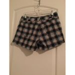 New York & Co Women's Casual Black Plaid Mini Shorts Size 6 Photo 5