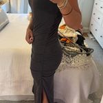 Anthropologie  tshirt maxi dress dark grey Photo 4