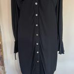 Derek Lam  10 Crosby Bell Sleeve Twist Front Shirt Dress Photo 4