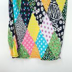 Rixo for Target Women's Colorful Patchwork Sleeveless Slip Midi Dress Size Small Pink Photo 8