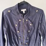 Dress Barn  Navy Blue Military Style Jacket Large Photo 1