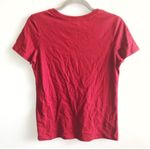 Champion Tee Dark Red Women’s Favorite V Neck Sz S EUC Trendy Sporty Top Photo 7
