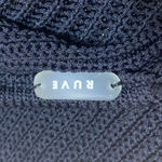 Ruve Women's Black Knitted Sleeveless Plunge Neck Halter Crop Tank Top Size M Size M Photo 3