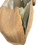 1950s Veldore of Houston Straw Beaded‎ Embellished Floral Top Handle Bag Italy Tan Photo 4