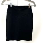Naked Wardrobe  V Waist Mini Skirt in Black NWT Photo 1