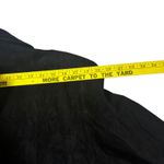 VTG Global Identity G III Suede Leather Blazer Jacket‎ Womens Large Black Crest Photo 8