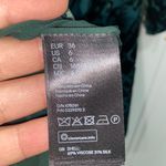 Balmain x H&M Green Velvet Monk Neck Mini Dress Limited Edition Size 6 Photo 5