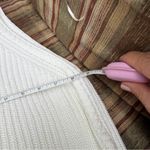 Loft  Cream Knit Poncho Photo 2