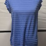 Loft Textured Tee With Cut Out Back Photo 0