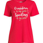 Holiday Time NWT - Grandma Is My Name Spoiling Is My Game T-Shirt. Photo 0