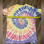 Ivory Ella  Tie Dye Rainbow Long Sleeve Cotton Casual T-Shirt Medium Colorful Photo 3