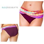 Bleu Rod Beattie New.  Multicolored sarong bikini bottom. 14 Photo 1