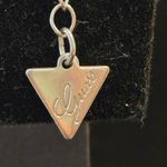 Guess  necklace Silver Tone Key & Padlock, Heart Photo 4