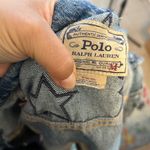 Ralph Lauren Polo  Vintage Distressed American Flag Denim Jacket Photo 2
