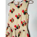 ADAM LIPPES COLLECTIVE Khaki Crewneck Hourglass Tiered Poplin Maxi Dress Size 2 Photo 6