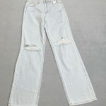 PacSun NWT  90s Jeans Boyfriend Womens 27 High Rise Relaxed Leg Light Wash Denim Photo 0