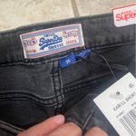 Superdry NWT  Cut Off Denim Jean Kari Longline Shorts 26 Coastline Black‎ shorts Photo 9