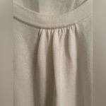 Lands' End  Womens Ivory Cotton Modal Lightweight Short Cap Sleeve Sweater;Size XL Photo 4