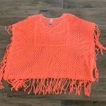 No Boundaries  neon coral poncho Photo 0