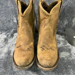 Lane Plain Jane PJ Womens Cowboy Bootie 6 Brown Leather Cowgirl Boots Photo 3