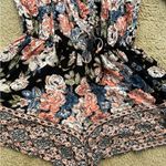 Floral Romper Black Photo 3