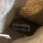 Minnetonka  Size 7 M Black Warm Leather Pull On Boots. Leather upper! Photo 6