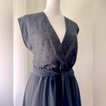 Vintage ‘80s Tracy! Sheer Black Sequined V Photo 3