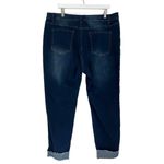 SheIn Curve Women’s Rolled Hem Jeans Medium Wash Blue Size 4XL Photo 1