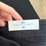ZARA  The Marine Straight Black NWT SIZE 4 36 Photo 7