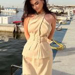 ZARA  crossover belted midi dress  Photo 0