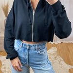 Mona B Raw Hem Zip up Photo 0