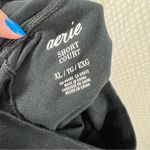 Aerie Black High Rise Court Shorts Photo 3