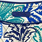 Vera Bradley  Santiago Blue Teal Green Gray Small Little Crossbody Bag $34 Photo 3