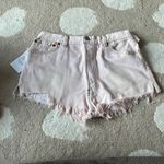 RE/DONE NWT REDONE x Levis pink denim shorts Photo 2