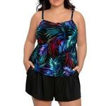 MiracleSuit Trimshaper Farrah Romper One Piece Swimsuit Sz.16 Photo 0