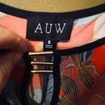 AUW “”size 8 floral A-line dress.Beach, boho, casual Photo 3