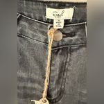 70’s Womens Mid Rise Jeans Patchwork Bell Bottom Pants Washed Denim Size S New Black Photo 2