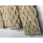 Pristine Paula Lishman M Rose Beige Sheared Beaver Cotton Knit Jacket Tan Size M Photo 7