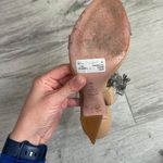 Schutz Laureen Light Nude Vinyl and Rhinestone High Heel Sandals Photo 3