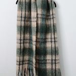 Mango Chunky Wool Plaid Scarf Photo 0