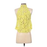 Free People ✨HP✨ lace high neck yellow sz small top✨ Photo 5