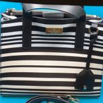Kate Spade  BLACK  / WHITE STRIPE CROSSBODY SATCHEL Photo 2