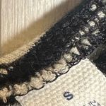 Gap  Ribbed Striped Navy Blue & White Long Sleeve Bodysuit Photo 3