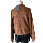 NWT Grey Collective Fringe Detail Sweater Chocolate Brown Y2K THRUSH Size XL Photo 6