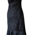 Vintage Formal Dress 6 Y2K Silk Elie Tahari Gown Holiday Party Special Occasion Black Photo 0