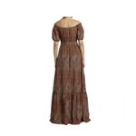 Ramy Brook NWT  Megan Striped Maxi Dress Cut Out Puff Sleeve Size Small Photo 3